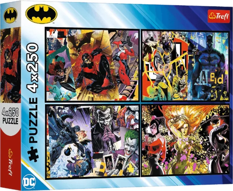 Batman Legpuzzel - 250 stukjes - Vanaf 7 jaar van Trefl, editie Meerkleurig – doos