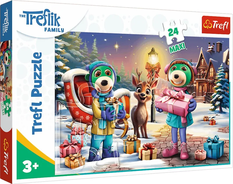 Boshert Maxi Legpuzzel - 24 stukjes - Vanaf 3 jaar van Trefl, editie Meerkleurig – doos