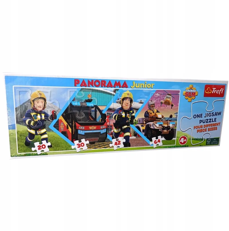 Brandweerman Sam Panorama Puzzel 156 Stukjes from Trefl – box