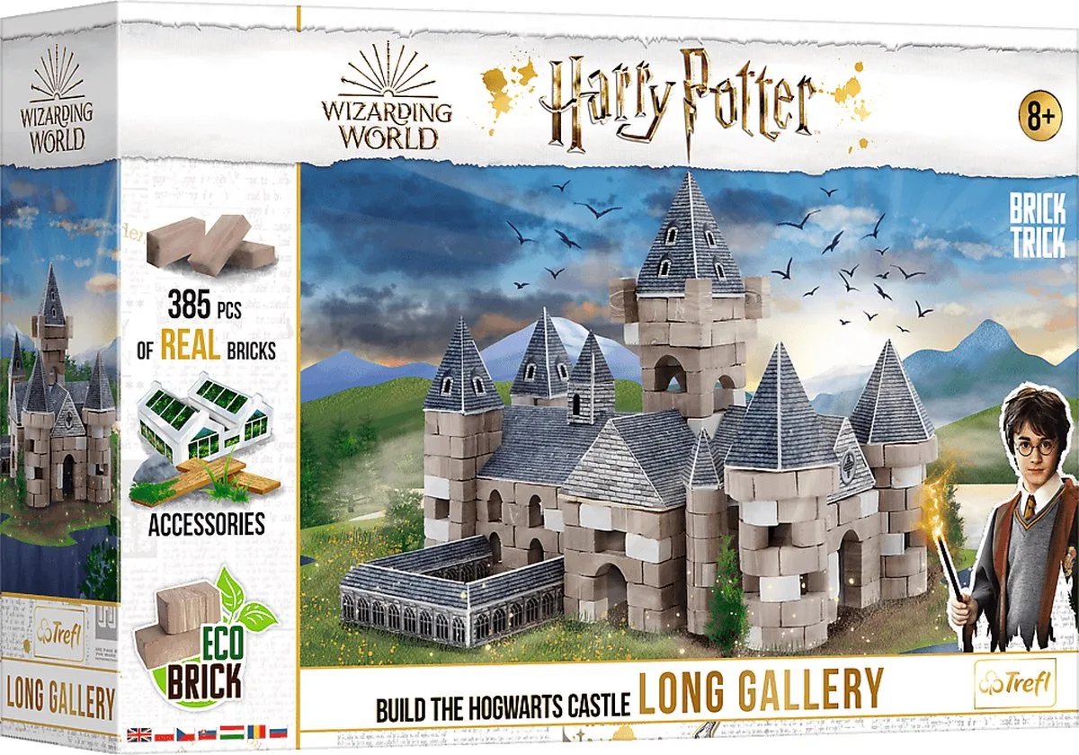 Brick Trick Harry Potter - Long Gallery Blokpuzzel 385 stuk(s) Televisie/films van Trefl, editie Meerkleurig – doos
