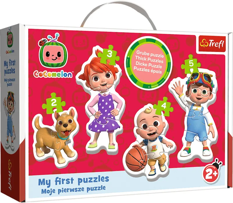 Cocomelon Legpuzzel - 5 stukjes - Vanaf 2 jaar van Trefl, editie Meerkleurig – doos