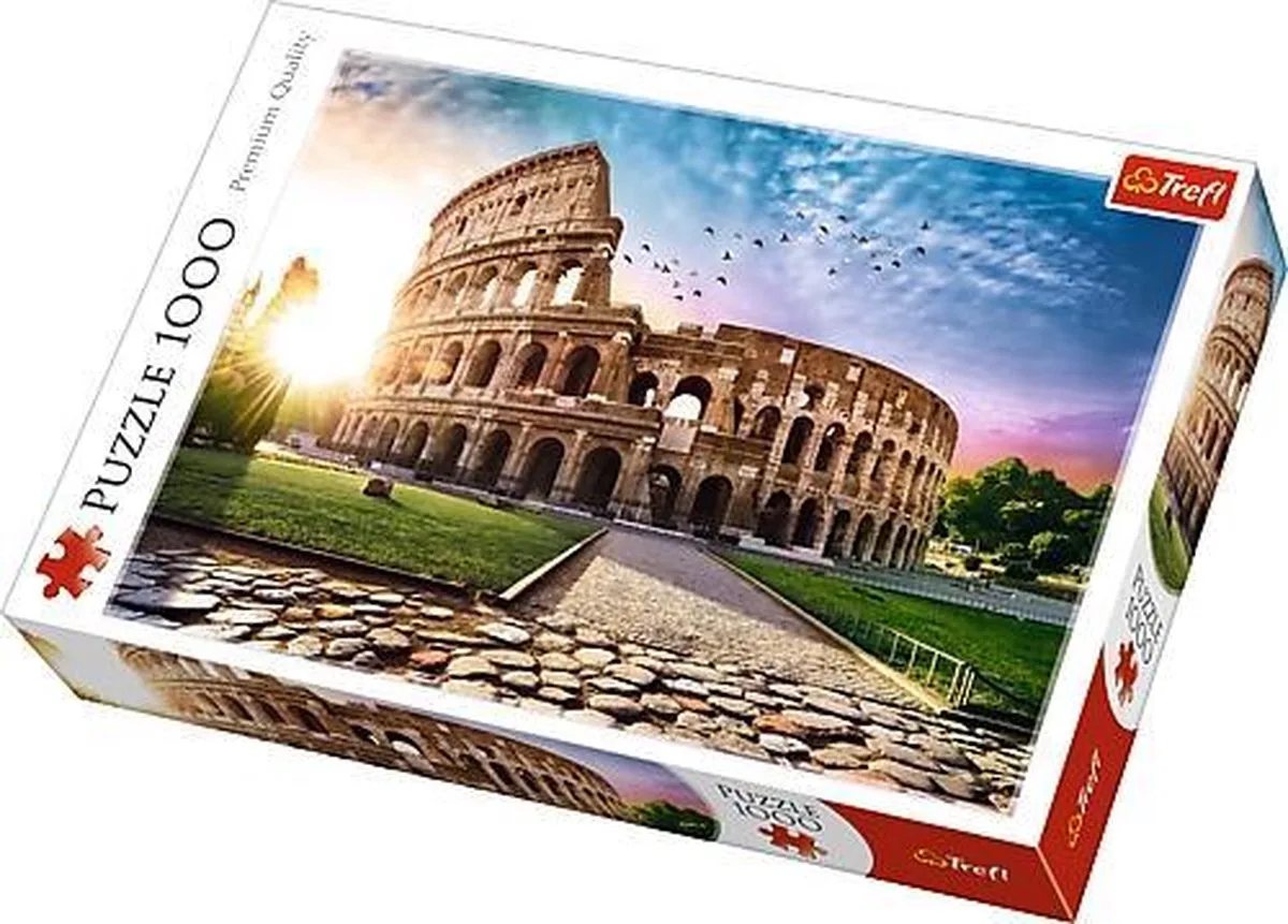 Colosseum Puzzel - 1000 Stukjes Legpuzzel - Vanaf 12 jaar van Trefl, editie Meerkleurig – doos