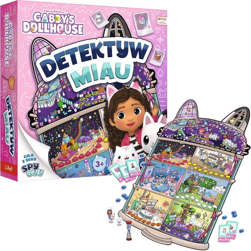 Detektyw Miau Spy Guy Gabby's Dollhouse von Trefl – Schachtel