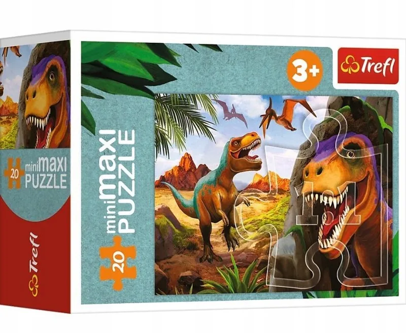 Dino Dinosaurs 20 Mini Maxi-puzzel 3+ from Trefl – box
