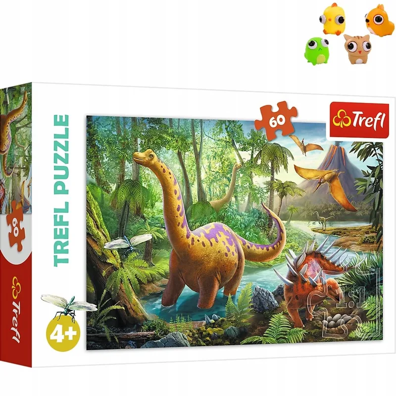 Dino Wandeling Puzzel 60 Stukken from Trefl, Information not available edition – box