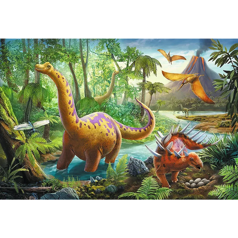 Dinosauriërs Legpuzzel - 60 stukjes - Vanaf 4 jaar from Trefl, Multicolour edition – box 2 of 3