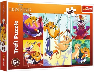 Disney Dappere Lion King Legpuzzel - 100 stukjes - Vanaf 5 jaar van Trefl, editie Meerkleurig – doos 1 van 2