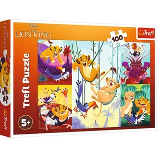 Disney Dappere Lion King Legpuzzel - 100 stukjes - Vanaf 5 jaar van Trefl, editie Meerkleurig – doos 2 van 2