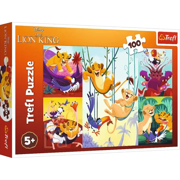 Disney Dappere Lion King Legpuzzel - 100 stukjes - Vanaf 5 jaar van Trefl, editie Meerkleurig – doos 2 van 2