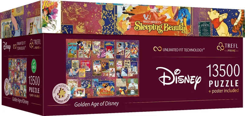 Disney legpuzzel Golden Age - 13500 stukjes, klassiek speelgoed. from Trefl, Multicolour edition – box 2 of 2