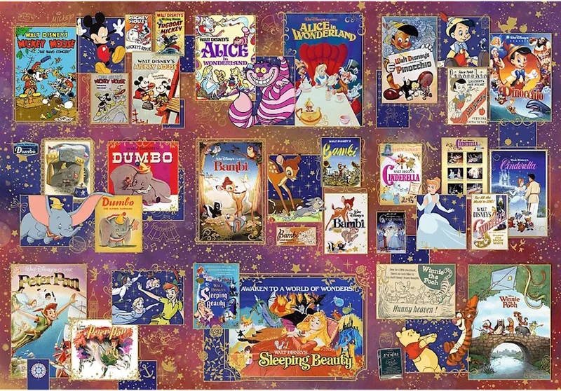 Disney legpuzzel Golden Age - 13500 stukjes, klassiek speelgoed. från Trefl, utgåva Flerfärgad – kartong