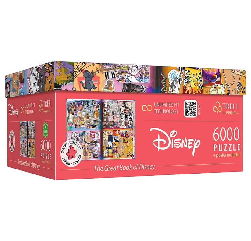 Disney Sprookjesboek Onregelmatige Vormen Legpuzzel - 6000 stukjes - Vanaf 12 jaar von Trefl, Ausgabe Mehrfarbig – Schachtel 3 von 5