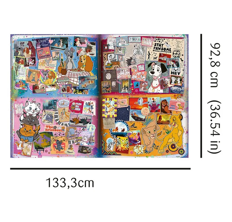 Disney Sprookjesboek Onregelmatige Vormen Legpuzzel - 6000 stukjes - Vanaf 12 jaar von Trefl, Ausgabe Mehrfarbig – Schachtel 5 von 5