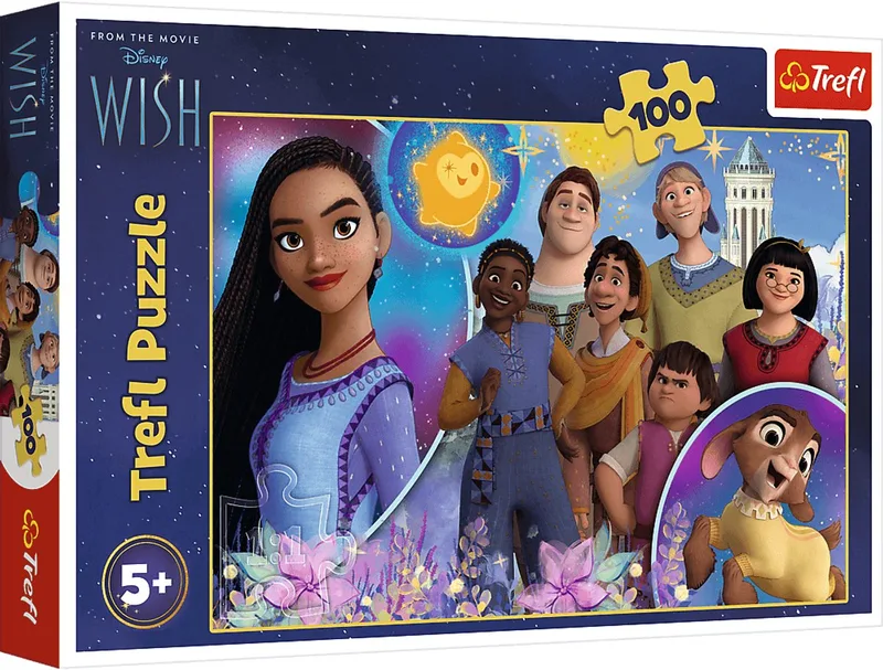 Disney Wish Legpuzzel - 100 stukjes - Vanaf 5 jaar van Trefl, editie Meerkleurig – doos