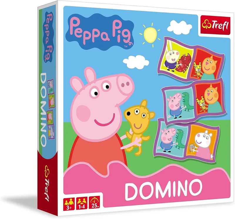 Domino Peppa Pig Familiedomino voor kinderen vanaf 3 jaar from Trefl – box