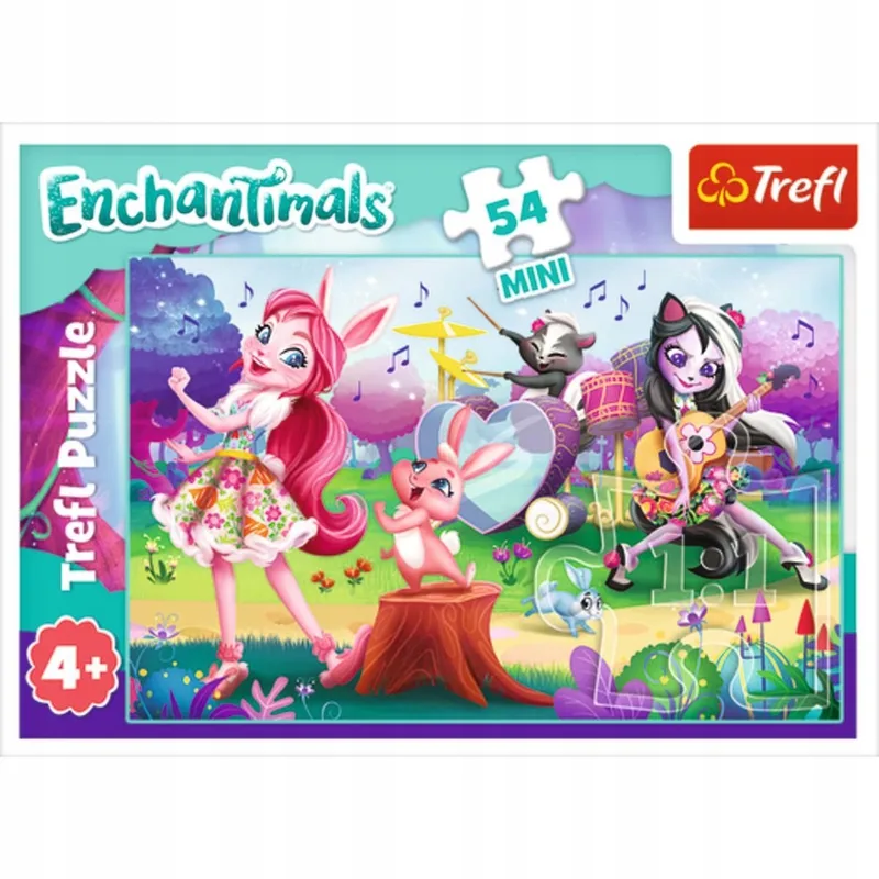 Enchantimals Vrolijke Dag Mini Puzzel 54 Stukjes van Trefl – doos