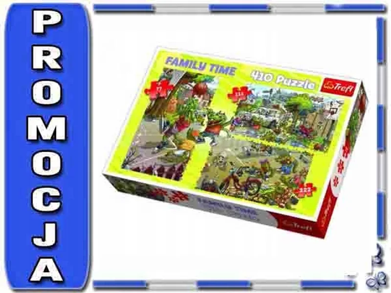 Familiepuzzel Basketbal, 410 stukjes de Trefl – boîte