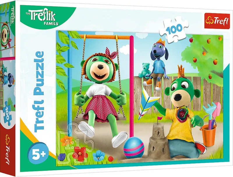 Familiepuzzel Grappige Trefliki Legpuzzel - 100 stukjes - Vanaf 5 jaar from Trefl, Multicolour edition – box