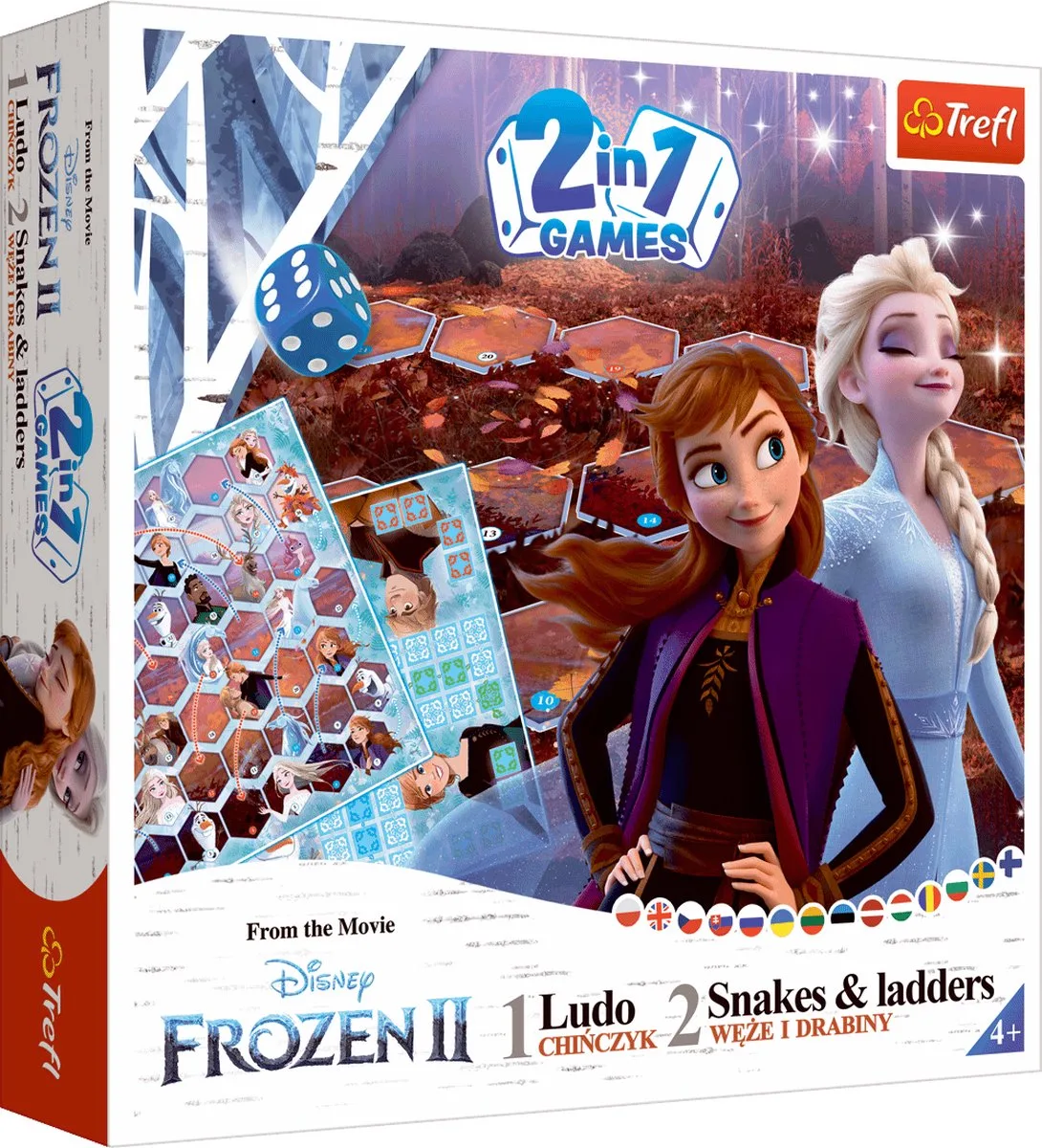 Frozen, Bordspel, Strategie, 4 jaar, 10 min de Trefl – boîte