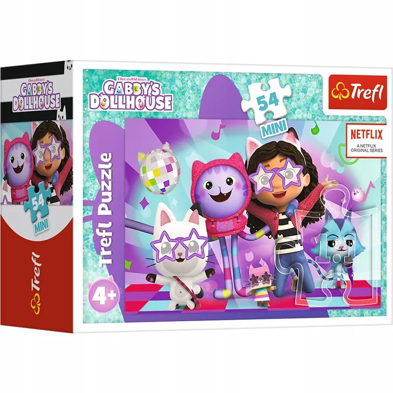 Gabby's poppenhuis minipuzzel 54 stukjes de Trefl – boîte
