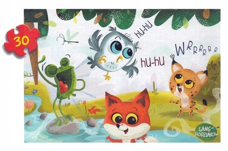 Gang Słodzikaów Reuzepuzzel 30 stukjes from Trefl, Multicolour edition – box