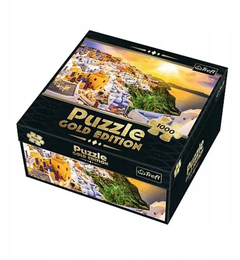 Gold Edition Santorini Puzzel 1000 Stukken from Trefl – box
