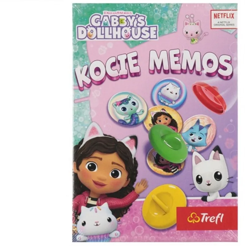 Gra podróżna Kocie memos, Koci Domek Gabi von Trefl – Schachtel