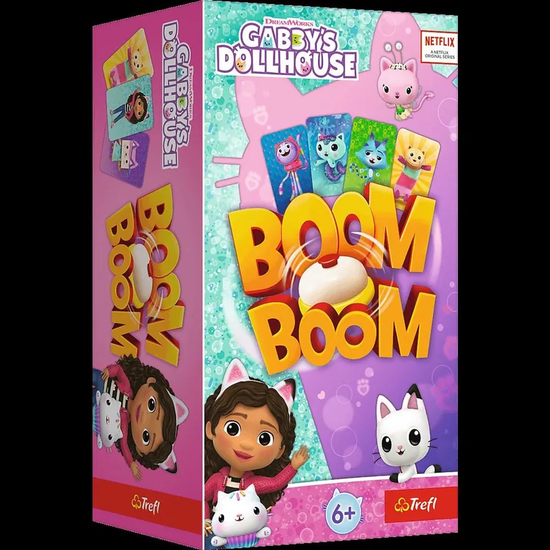 Gra rodzinna Boom Boom Koci Domek Gabi de Trefl – boîte