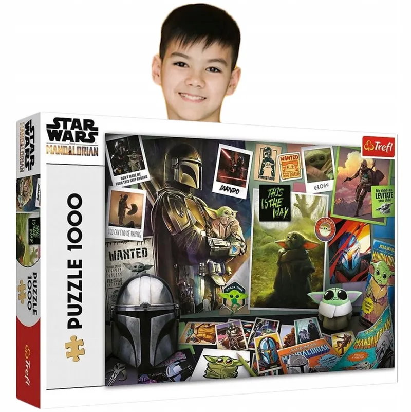 Grog-puzzel 1000 stukjes - Star Wars verzamelobject (10+ jaar) van Trefl, editie Multi-coloured – doos