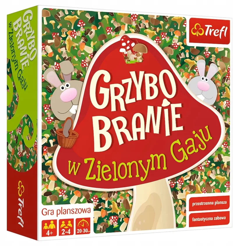 Grzybobranie – Bordspel – Kinderspel – Educatief – Voor 2-4 Spelers – Vanaf 4 Jaar from Trefl – box