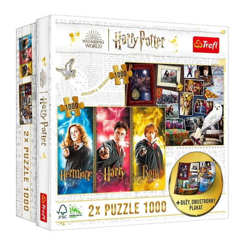 Harry Potter Magische Wereldpuzzel 2x1000 stukjes from Trefl – box