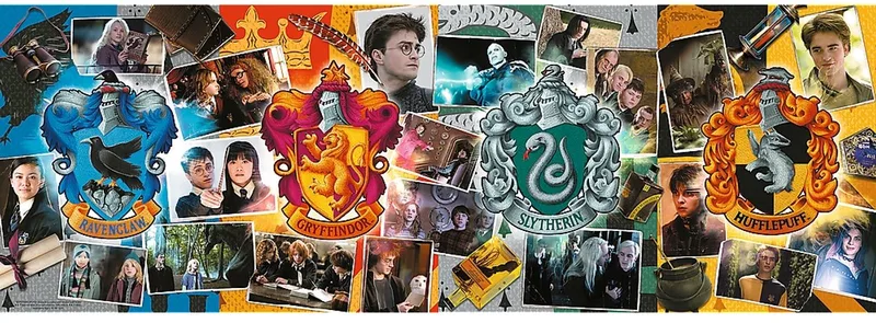 Harry Potter puzzel - 1000 stukjes - Four Houses of Hogwarts. van Trefl, editie Meerkleurig – doos