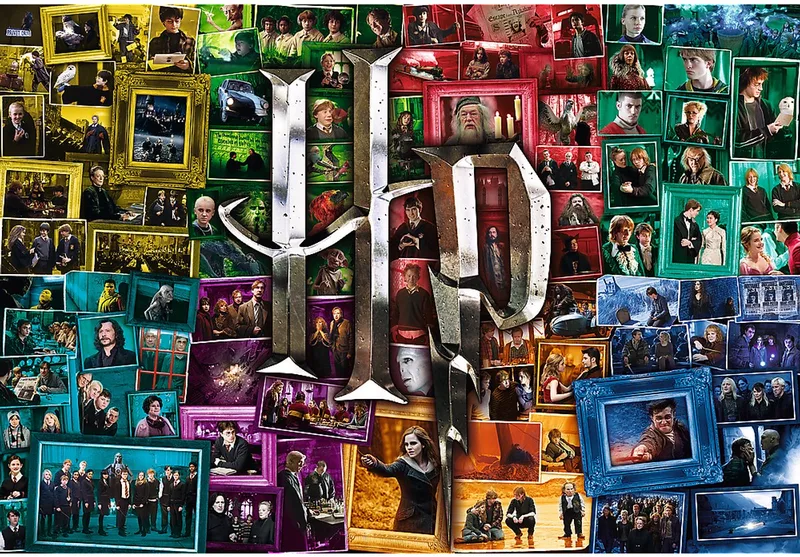Harry Potter puzzel 1500 stukjes - door de films heen. de Trefl, édition Multicolore – boîte
