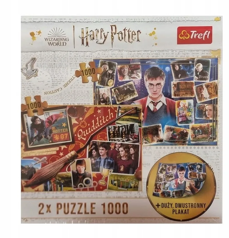 Harry Potter Puzzels 2 x 1000 stukjes - Magische Wereld from Trefl – box
