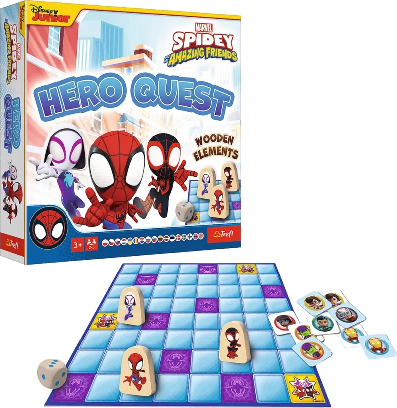 Hero Quest Spidey and His Amazing Friends from Trefl – box