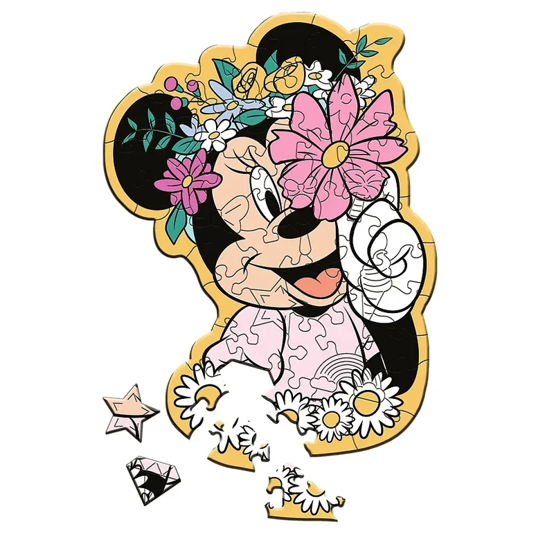 houten puzzel junior Minnie Mouse Disney FSC duurzaam speelgoed. from Trefl, Multicolour edition – box 3 of 3