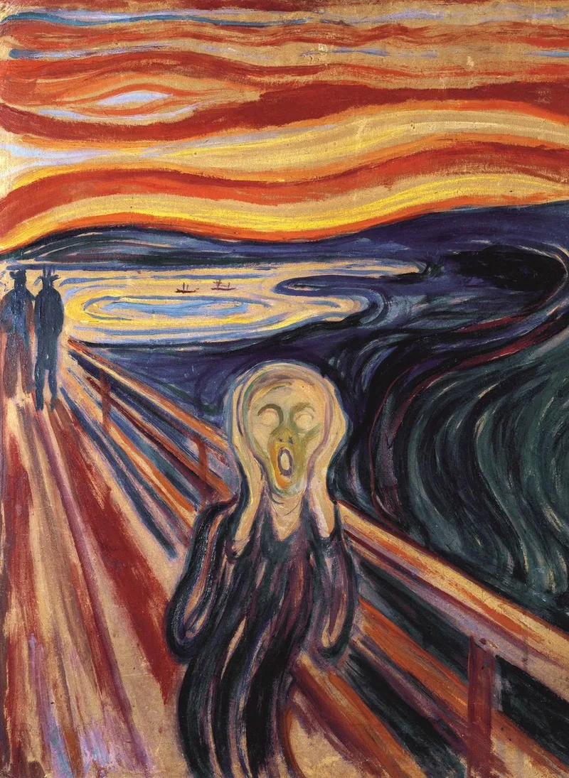 houten puzzel kunst Edvard Munch 200 stukjes schilderij. van Trefl, editie Meerkleurig – doos