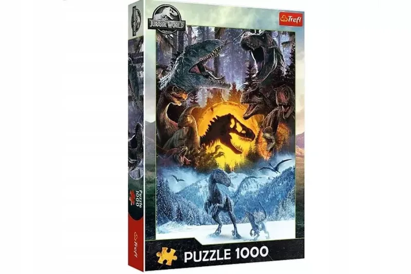 Jurassic World Puzzel 1000 Stukjes van Trefl, editie Meerkleurig – doos