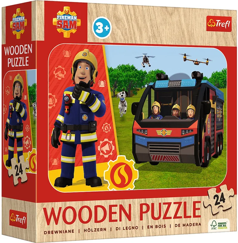 Kinderpuzzel Hout Houten Legpuzzel - 50 stukjes - Vanaf 4 jaar van Trefl, editie Meerkleurig – doos