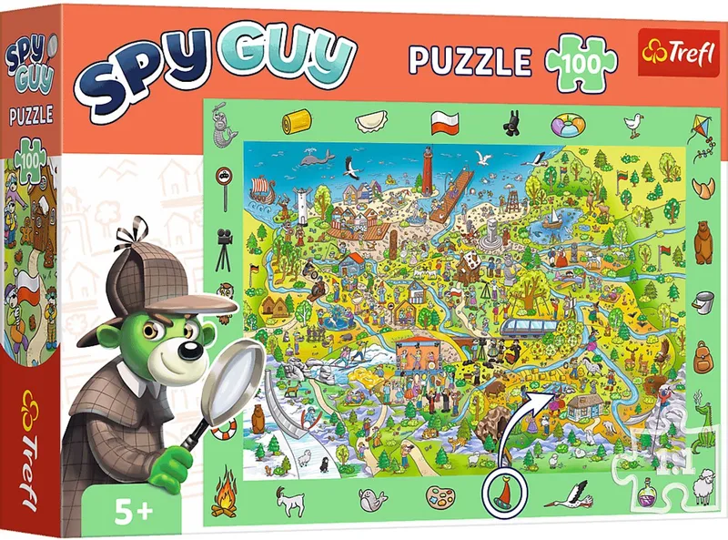 Landschap Legpuzzel - 100 stukjes - Vanaf 5 jaar van Trefl, editie Meerkleurig – doos