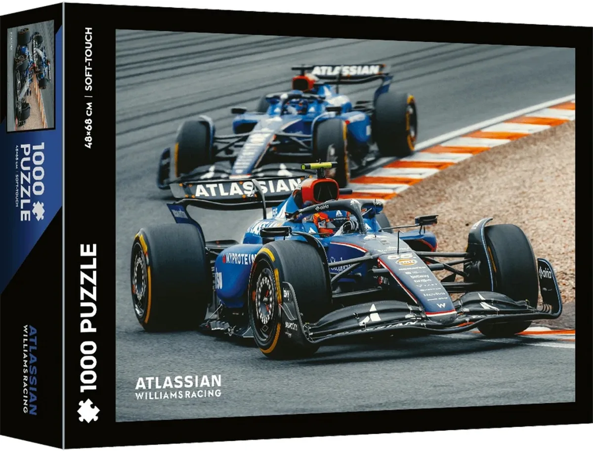 legpuzzel 1000 stukjes F1 Atlassian Williams Racing - F1-1005296, 12+ van Trefl – doos