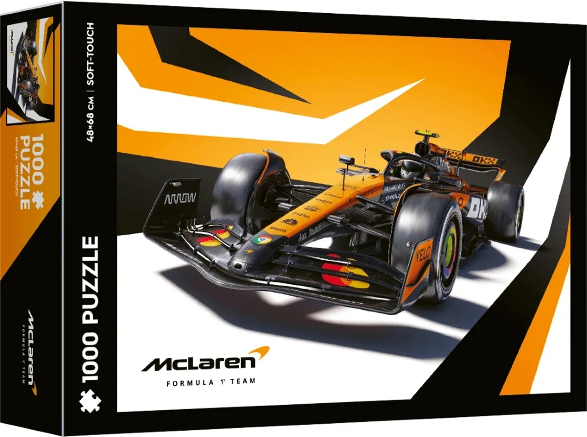legpuzzel 1000 stukjes F1 McLaren - F1-1005259, vanaf 12 jaar van Trefl – doos