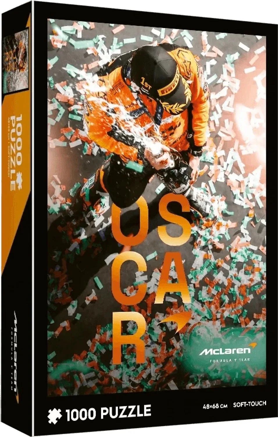 legpuzzel 1000 stukjes F1 Oscar Piastri eerste Grand Prix - F1-1005256, 12+ van Trefl – doos