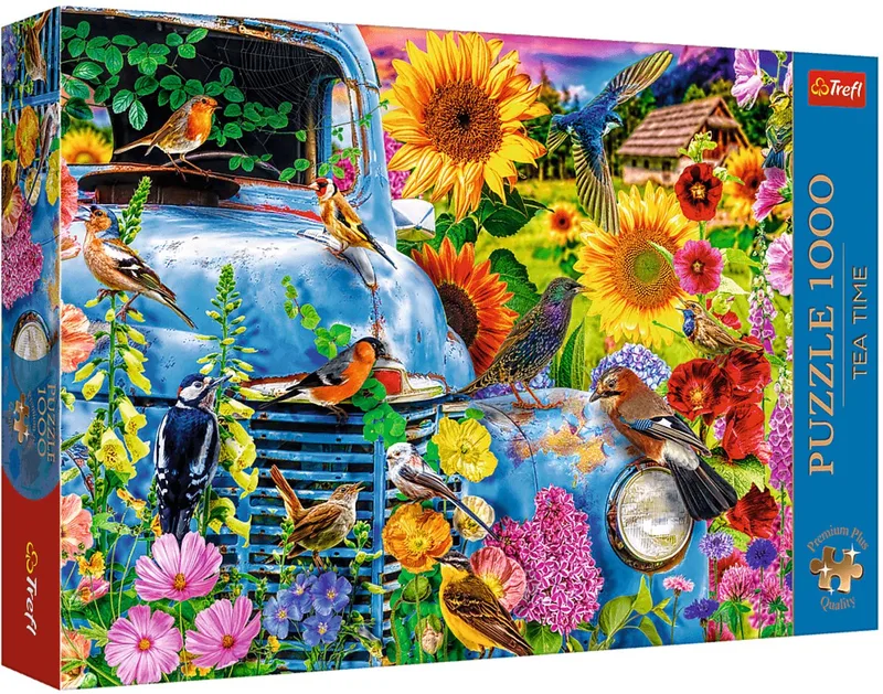 legpuzzel 1000 stukjes - Premium Plus Tea Time Country Life Songbirds. from Trefl, Multicolour edition – box