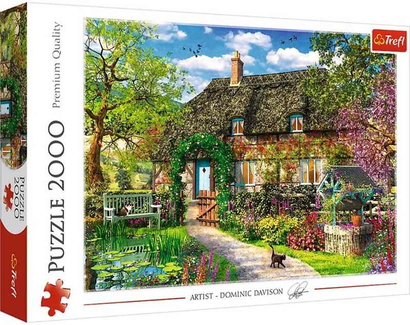 legpuzzel 2000 stukjes Country Cottage landhuis puzzel. van Trefl, editie Meerkleurig – doos