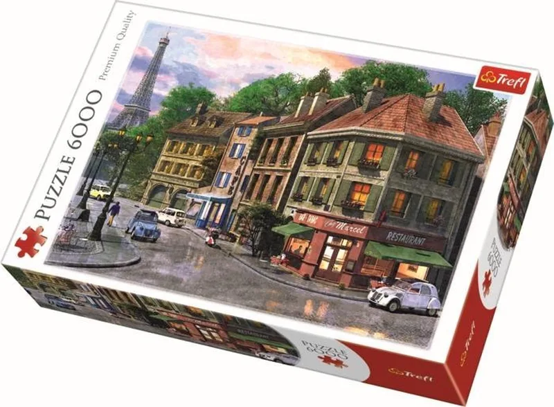 legpuzzel 6000 stukjes Street of Paris - puzzel voor volwassenen. from Trefl, Multicolour edition – box