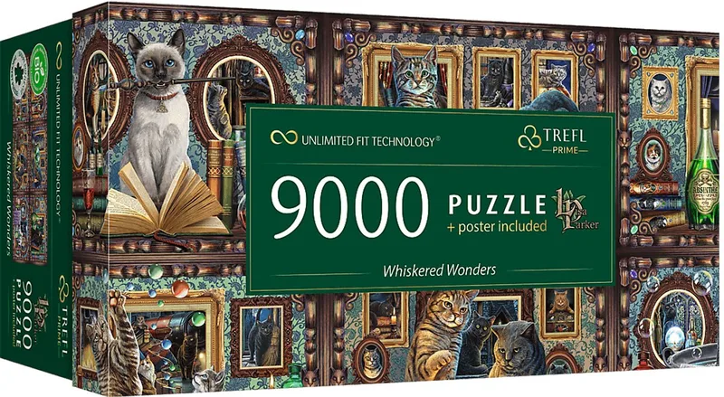 legpuzzel 9000 stukjes Magic World Lisa Parker - dieren fantasie. de Trefl, édition Multicolore – boîte