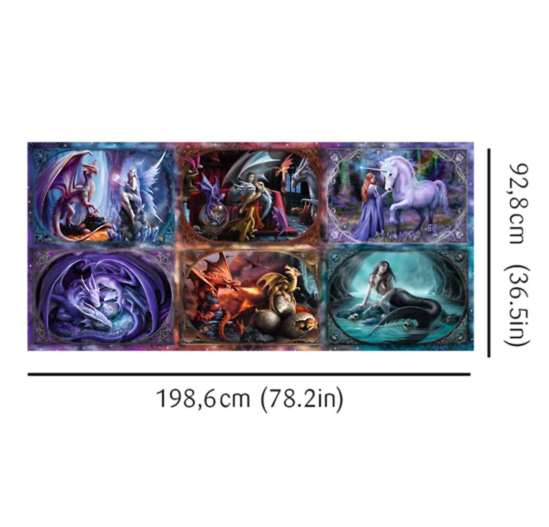 legpuzzel Fantasy wereld Anne Stokes 9000 stukjes karton FSC. from Trefl, Multicolour edition – box 5 of 5