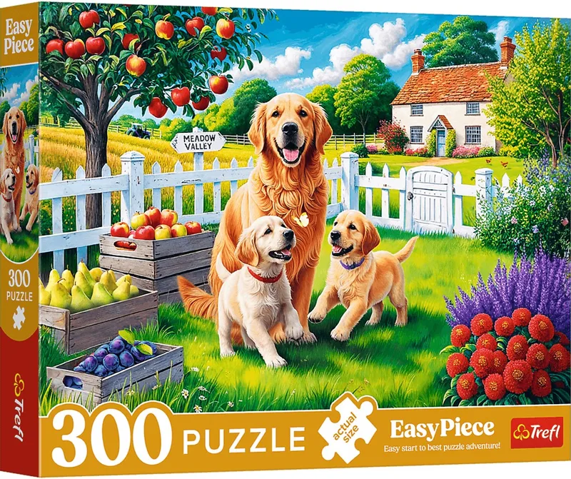 legpuzzel honden op het platteland 300 stukjes puzzelspel. van Trefl, editie Meerkleurig – doos