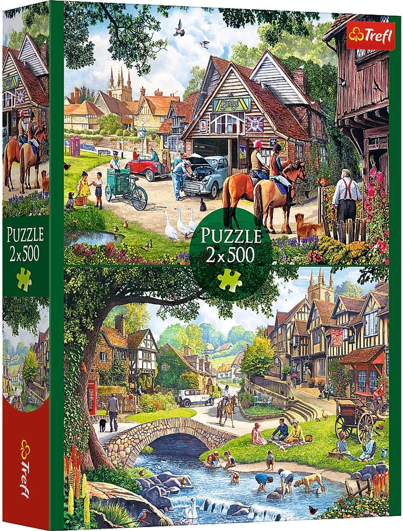 legpuzzel Idyllic life - 2-in-1 puzzelset multicolor. from Trefl, Multicolour edition – box